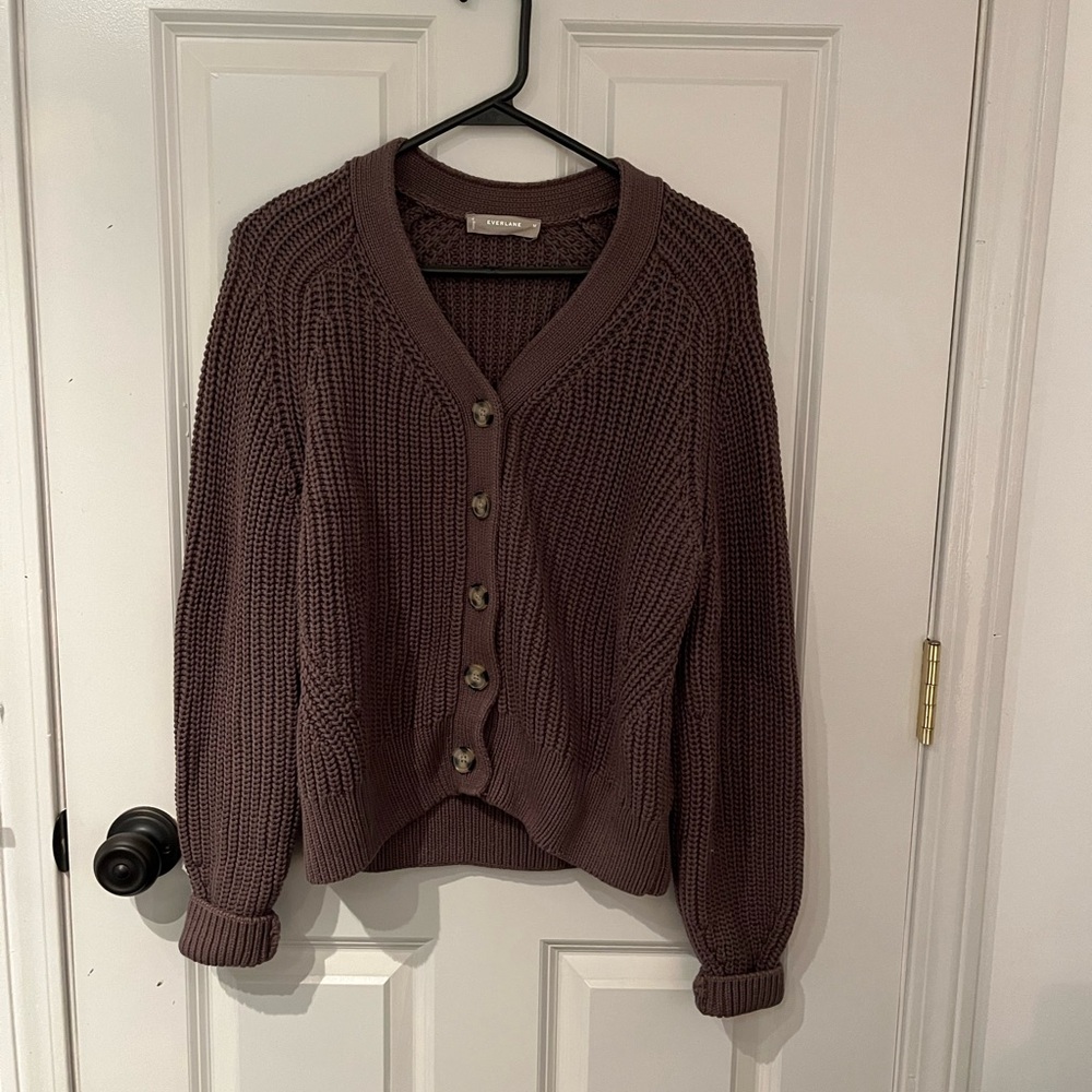 Everlane Texture Cotton Cardigan